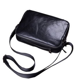 Genuine Leather Shoulder Bag Men's Cross-body Retro Handmade