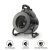 iPower Electric Heater Fan for Greenhouse, Grow Tent, Workplace, Overheat Protection, Fast Heating, Spraywater proof IPX4, Black