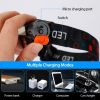 2 Packs Rechargeable Headlamp IPX4 Waterproof Headlight Flashlight