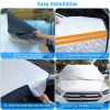 Car Windshield Snow Cover Windproof Magnetic Car Windscreen Cover Frost Ice Protection with Side Mirror Protector 5 Magnets for Most Vehicles