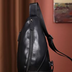 Trumpet Fashion Backpack Leisure Motorcycle (Color: Black)