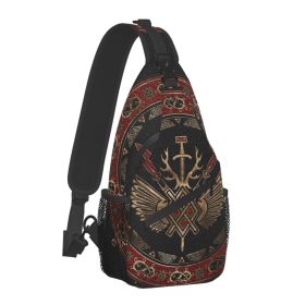 Norse Mythology Viking Crossbody Bag Sports Tree Of Life (Option: GungnirSpearOdin-39x19x9CM)