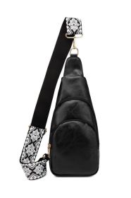 Women's Cross-body Casual Multi-functional Shoulder Bag (Option: Black-One Size)