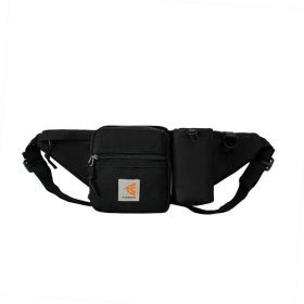 Trendy Cool Fashion Shoulder Bag Casual Simple Multi-functional (Option: Black-Average Size)