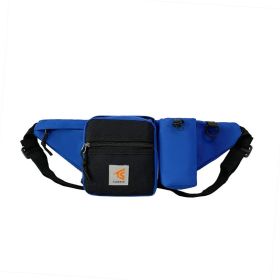 Trendy Cool Fashion Shoulder Bag Casual Simple Multi-functional (Option: Blue-Average Size)