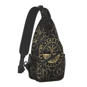 Norse Mythology Viking Crossbody Bag Sports Tree Of Life (Option: TreeOfLifeRunes-39x19x9CM)