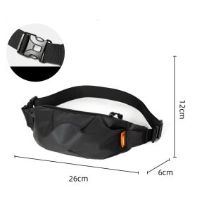 Multifunctional Sports Chest Bag For Men (Option: Black-S)