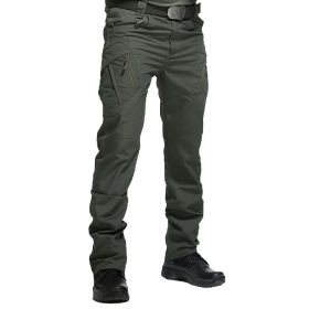 City Tactical Cargo Pants Classic Outdoor Hiking Trekking Army Tactical Joggers Pant Camouflage Military Multi Pocket Trousers (Green: XL)