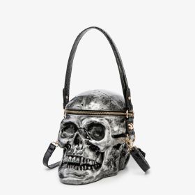 Halloween Style Handbag Shoulder Messenger Bag (Option: Antique Silver)