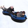 80" 2-Person Inflatable Snow Sled for Kids and Adults