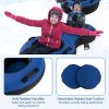 80" 2-Person Inflatable Snow Sled for Kids and Adults