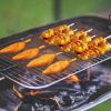 BBQ Grill Mat Non-Stick Mesh Mat Baking Sheet Liner Reusable Reversible Washable