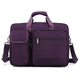 Handheld Tablet Computer Bag Waterproof And Wear Resistant (Option: Purple-15inches)